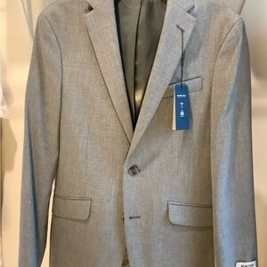 Kenneth Cole NWT Reaction Clooney Grey Suit Jacket 38reg